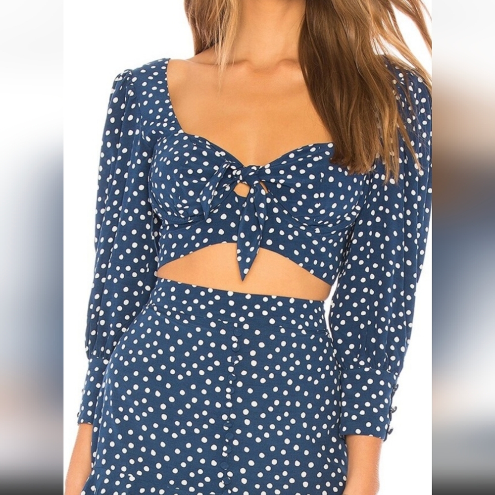 For Love & Lemons X Revolve Polka Dot Summer Skirt Set